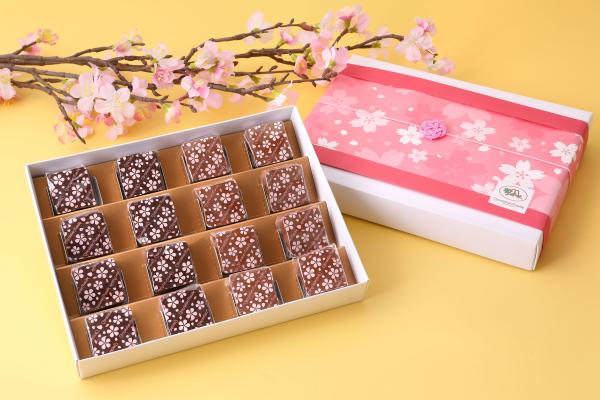 ショコラブラウニー ノワール&ラクテ 桜 16個入 【4月30日まで販売】